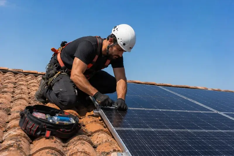 Maintenance et monitoring de panneaux solaires à Montredon-Labessonnié