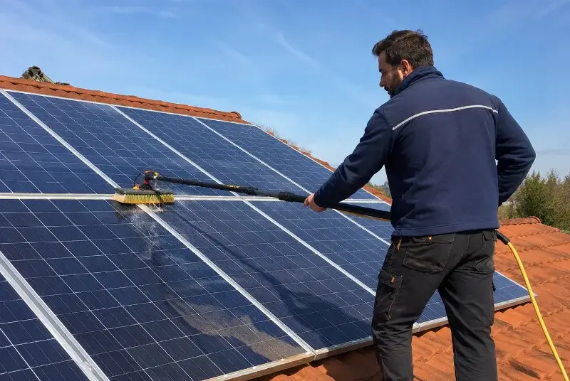 Nettoyage et entretien de panneaux solaires à Montredon-Labessonnié